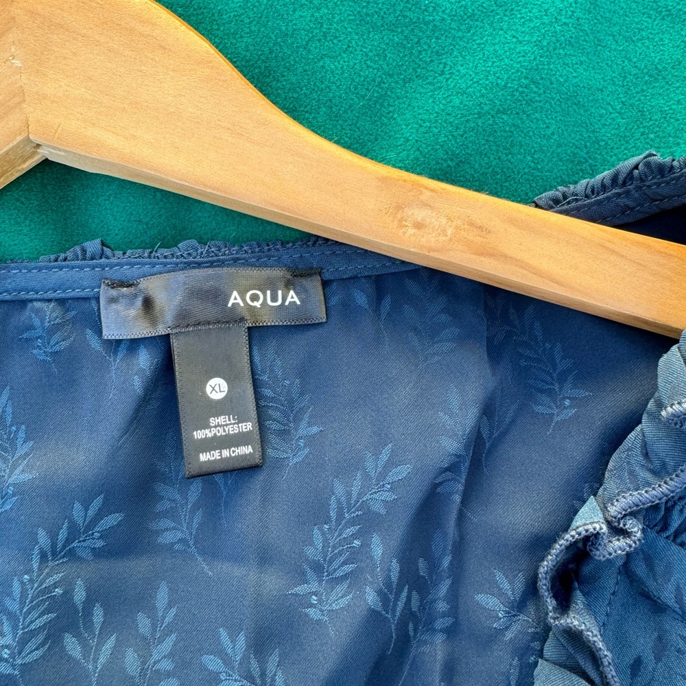 Aqua Rufled dress, - Picture 6 of 9